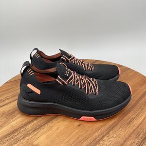 Kuru Flux Shoes Womens Size 6 M Black Coral Running Comfort Walking Sneakers Gym